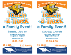 2nd Annual Touch a Truck Event! @ Sanford Seacoast Regional Airport | Sanford | Maine | United States