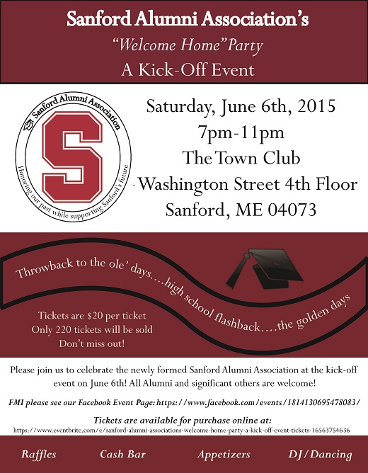 Sanford Alumni Association @ The Town Club | Sanford | Maine | United States