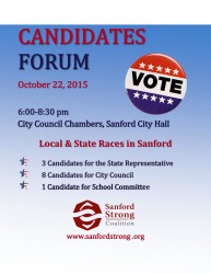 2015 Candidate Forum @ Sanford City Hall, City Council Chambers | Sanford | Maine | United States