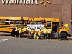 Stuff the Bus Collections 2016 @ Sanford Walmart
