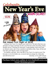 Celebrate New Year's Eve with SCAE! @ SCAE | Sanford | Maine | United States