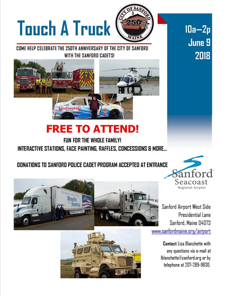 Touch a Truck @ Sanford Seacoast Regional Airport | Sanford | Maine | United States