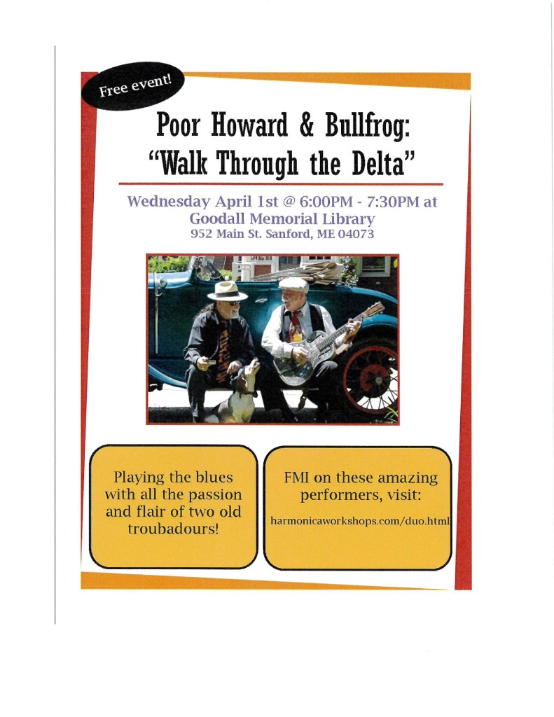 Poor Howard & Bullfrog "Walk through the Delta" @ Goodall Library